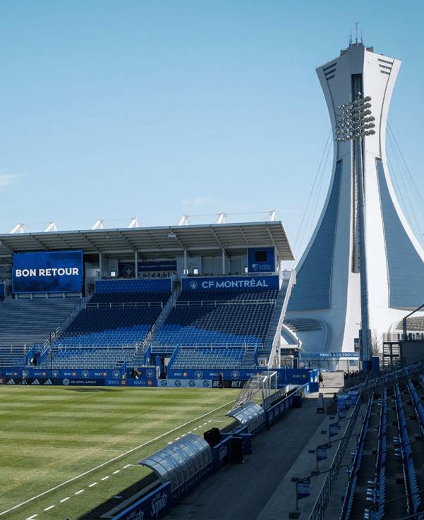 les condos locatifs LUX Gouverneur 55 ans et plus sont à priximité de Stade Saputo