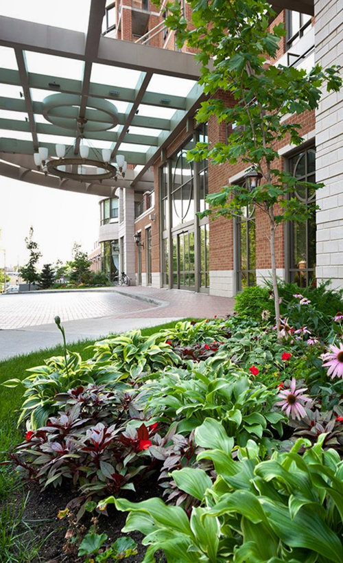 Hall d'entrée du Lux Gouverneur Montréal